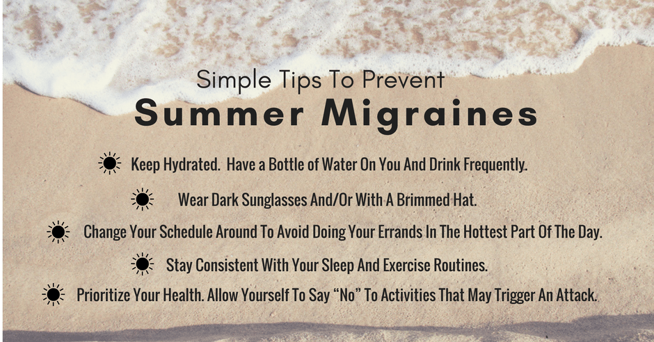 prevent summer migraines 2017